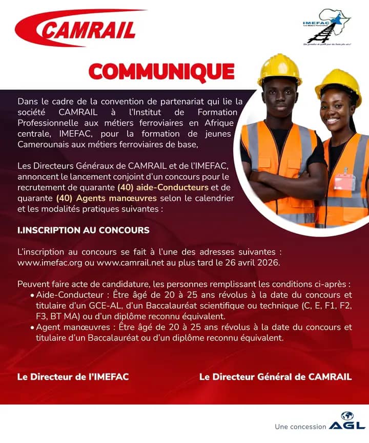 Concours CAMRAIL 1